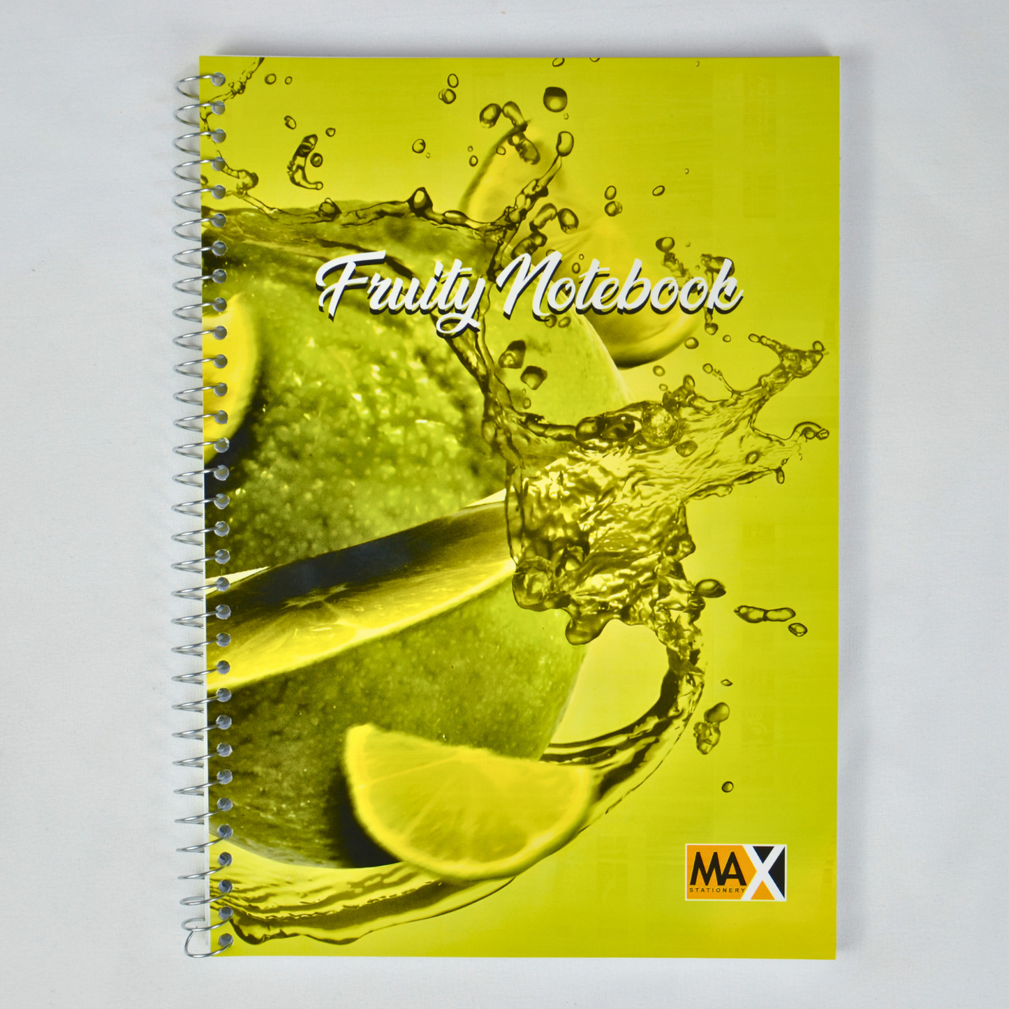 Max Stationery Cochet Cover Wire bound Notebook | Size A4 20 cm x 28 cm | 60 GSM | Lined | 100 sheets | Fruity Style
