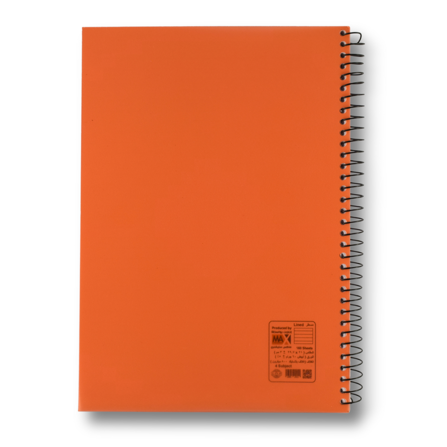 Max Stationery Four Subjects Wire bound Notebook | Size A4 21 cm x 29.7 cm | 60 GSM | Lined | 160 sheets | Hulk Series