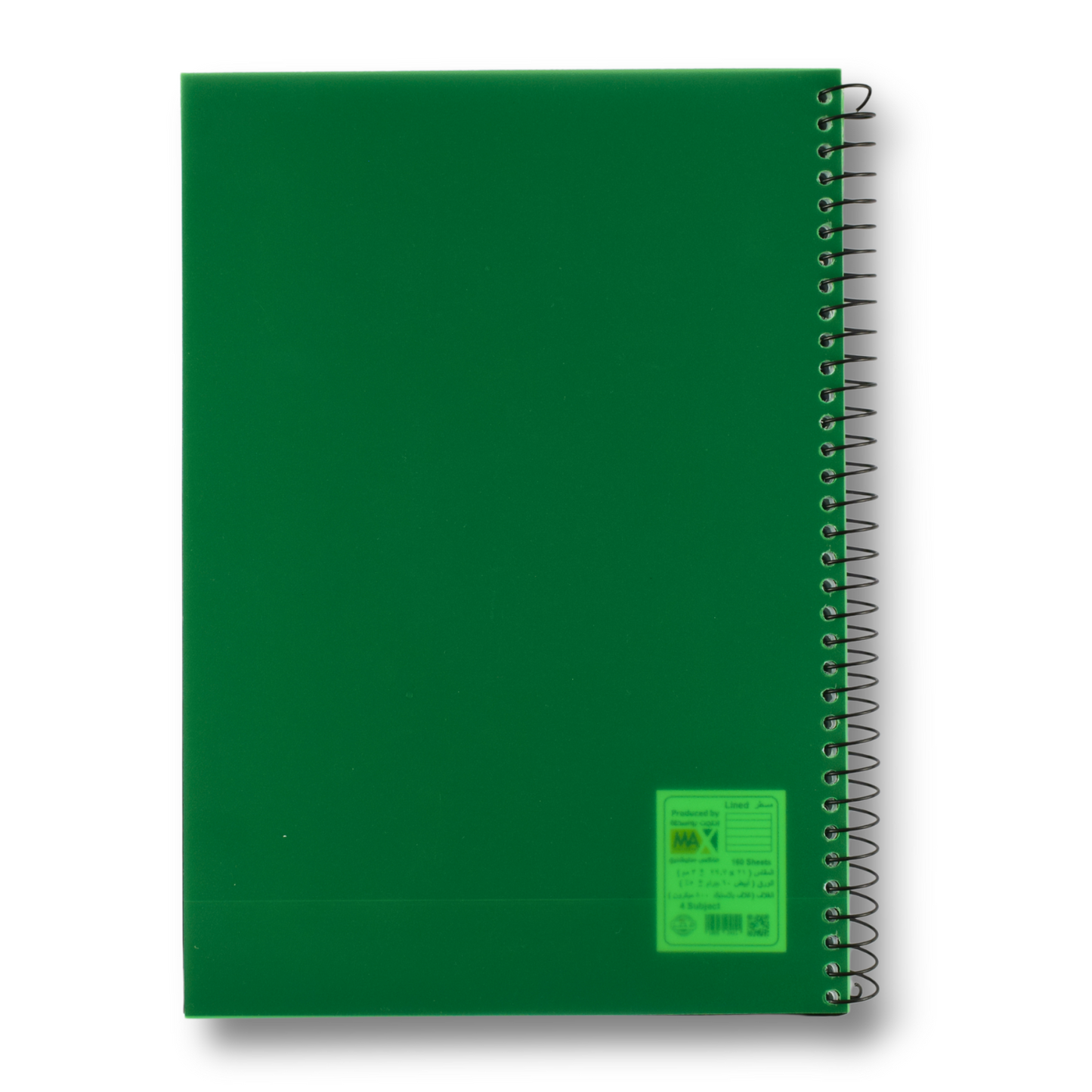 Max Stationery Four Subjects Wire bound Notebook | Size A4 21 cm x 29.7 cm | 60 GSM | Lined | 160 sheets | Hulk Series