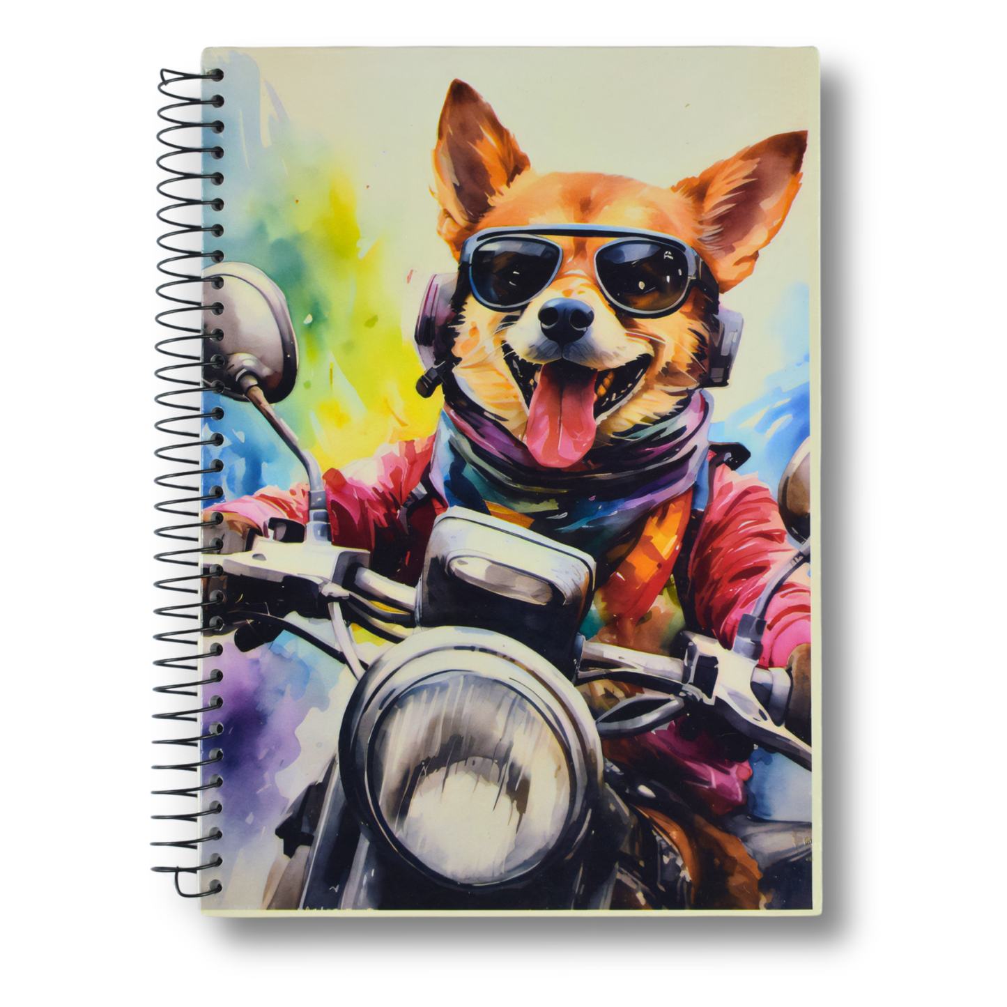 Max Stationery Hard Cover Wire bound Notebook | Size A4 20 cm x 28 cm | 70 GSM | Lined | 100 sheets | Nora Gad Designs - Hard Cover Series