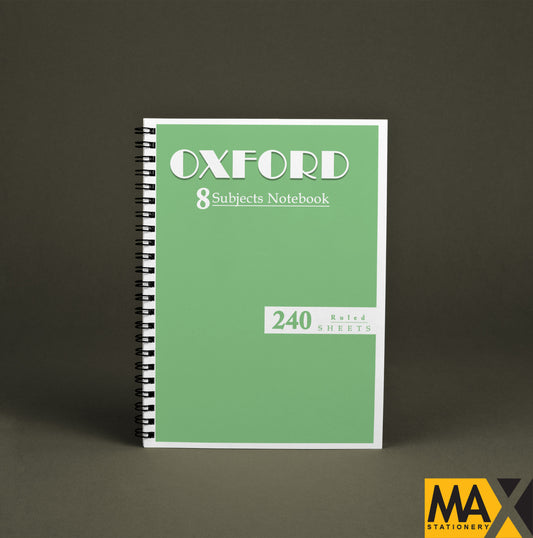 Wire-Bound Notebook Oxford – A4 – 240 Sheets – Lined