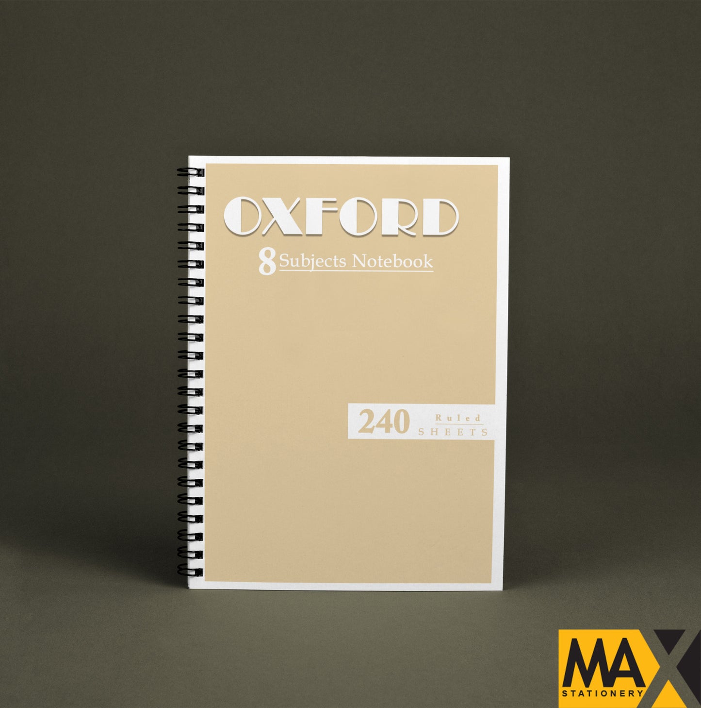 Wire-Bound Notebook – A4 – 240 Sheets – Lined
