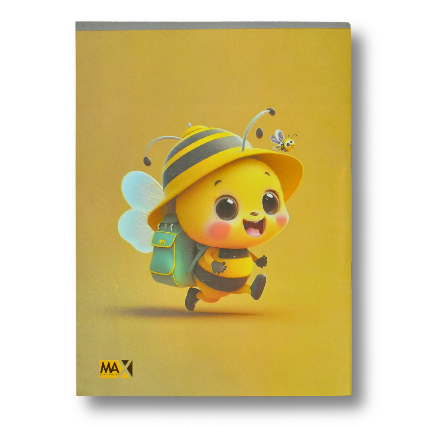 A5 school notebook by Max Stationery with 28 lined sheets, 60 GSM paper, and a 250 GSM duplex designed cover – part of the School Notebook Series.