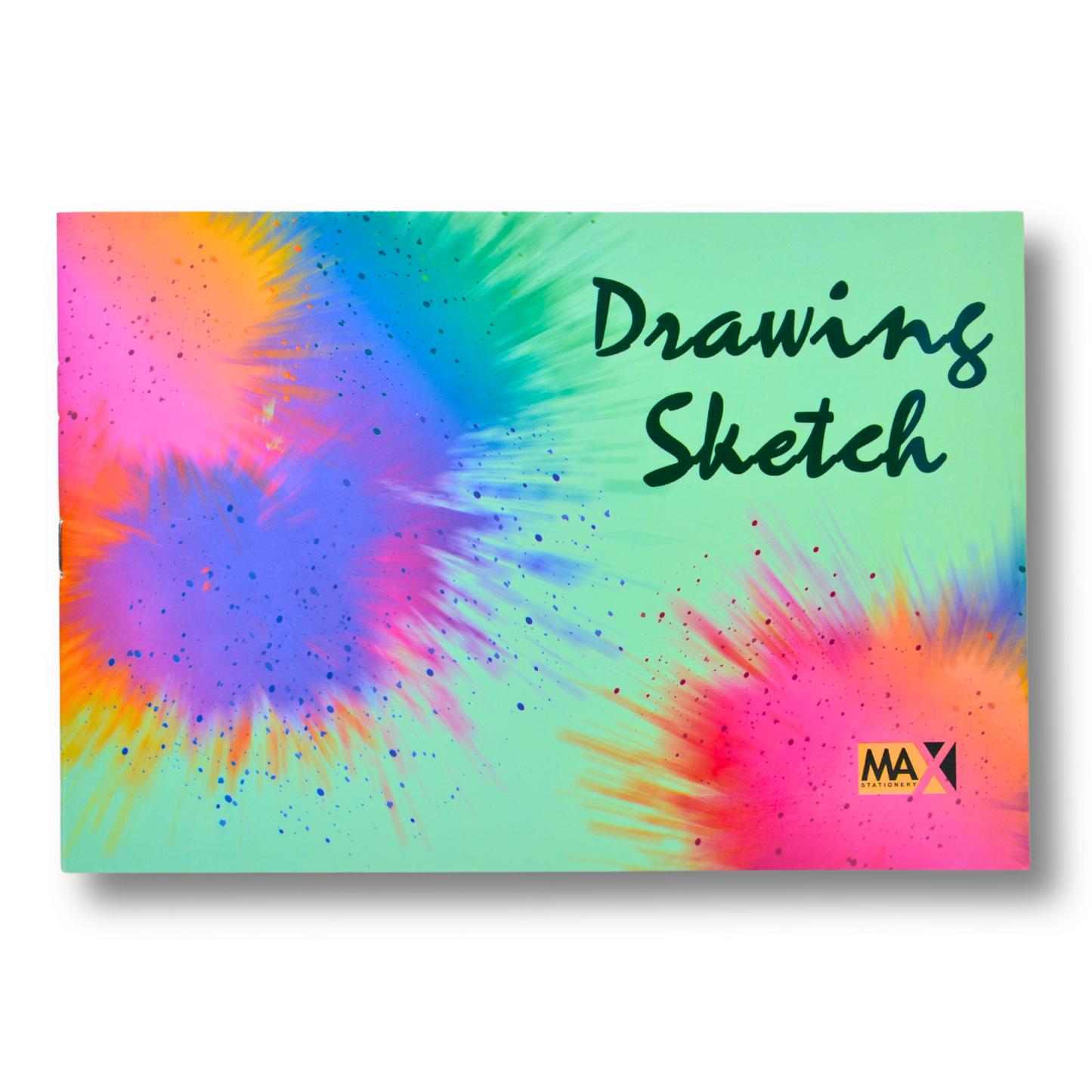 Max Stationery Stapled Drawing Sketch Book | White Drawing Paper | Size B5 17 cm x 24 cm | 16 sheets | 80 GSM | Drawing Sketches Series | Lanscape Orientation