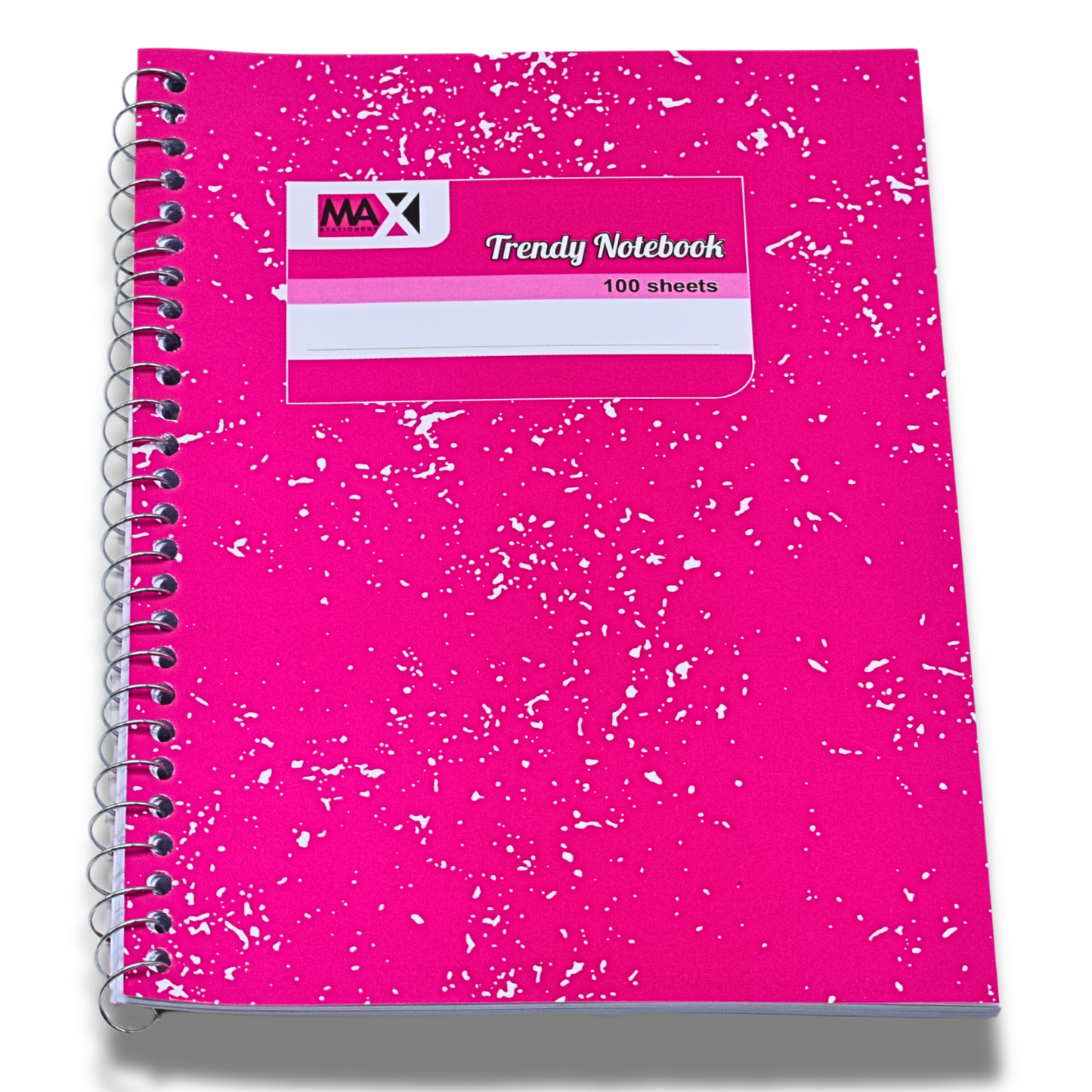 Max Stationery Cochet cover Wire bound Notebook | Size B5 17 cm x 25 cm | 60 GSM | Lined | 100 sheets | Trendy Style