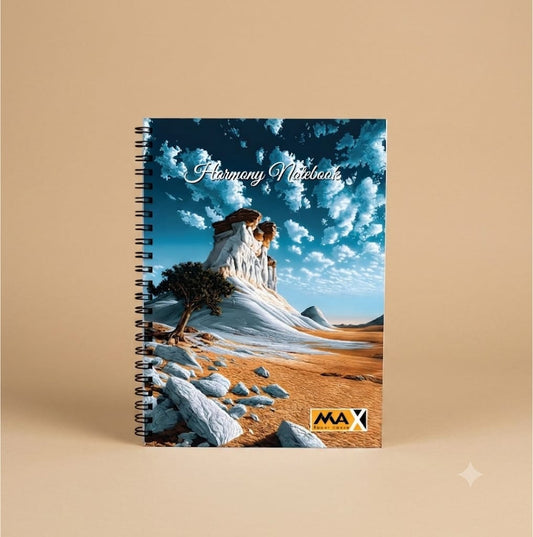 Wire-Bound Notebook Harmony – A4 – 100 Sheets – Lined
