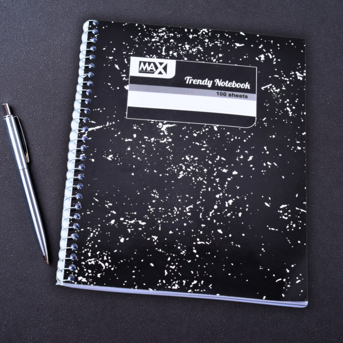 Max Stationery Cochet cover Wire bound Notebook | Size B5 17 cm x 25 cm | 60 GSM | Lined | 100 sheets | Trendy Style