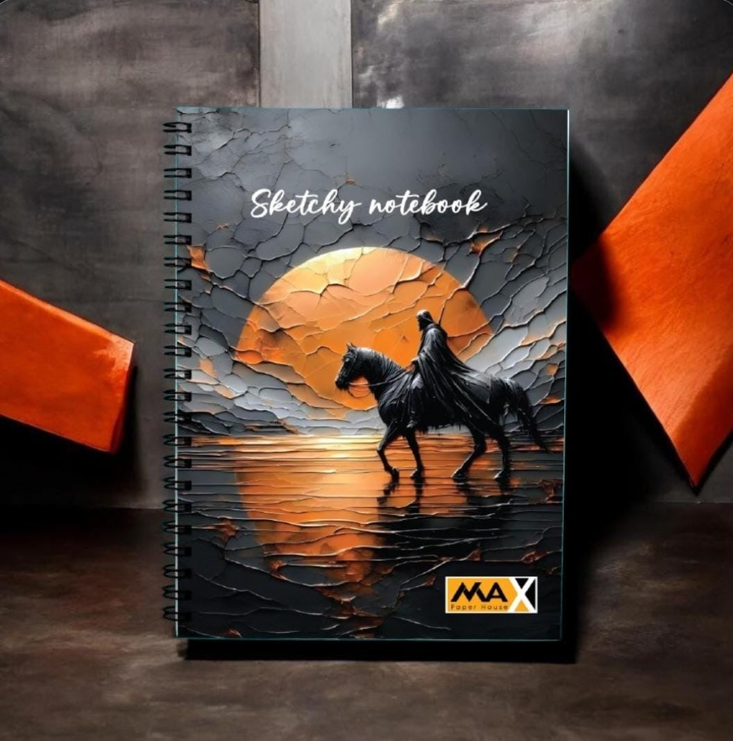 Wire-Bound Notebook Sketchy – A4 – 100  Sheets – Lined