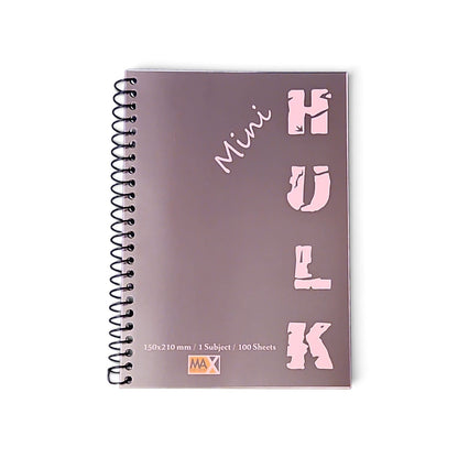 Wire-Bound Notebook Mini Hulk – A5 –100 Sheets – Lined