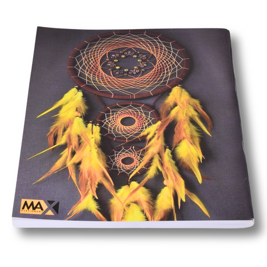 Stapled Notebook | Size A4 21 cm x 29.7 cm | 60 GSM | Lined | 100 sheets | Digital Dreams Series by Max Paper House