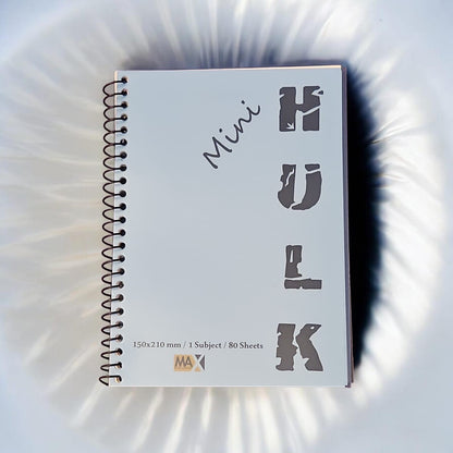 Wire-Bound Notebook Mini Hulk – A4 –80 Sheets – Lined