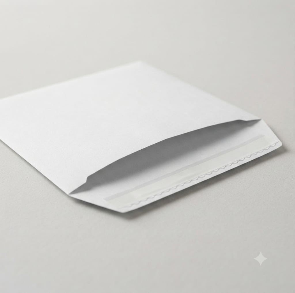 Self adhesive envelope | Plain White envelope | Size C5 162 mm x 250 mm | 100 GSM | Pack of 50 envelopes | Envelopes Series