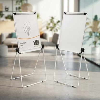 Flip Chart | Plain white Paper | Size <A0 70 cm x 100 cm | 70 GSM | 15 sheets | Writing Paper Series