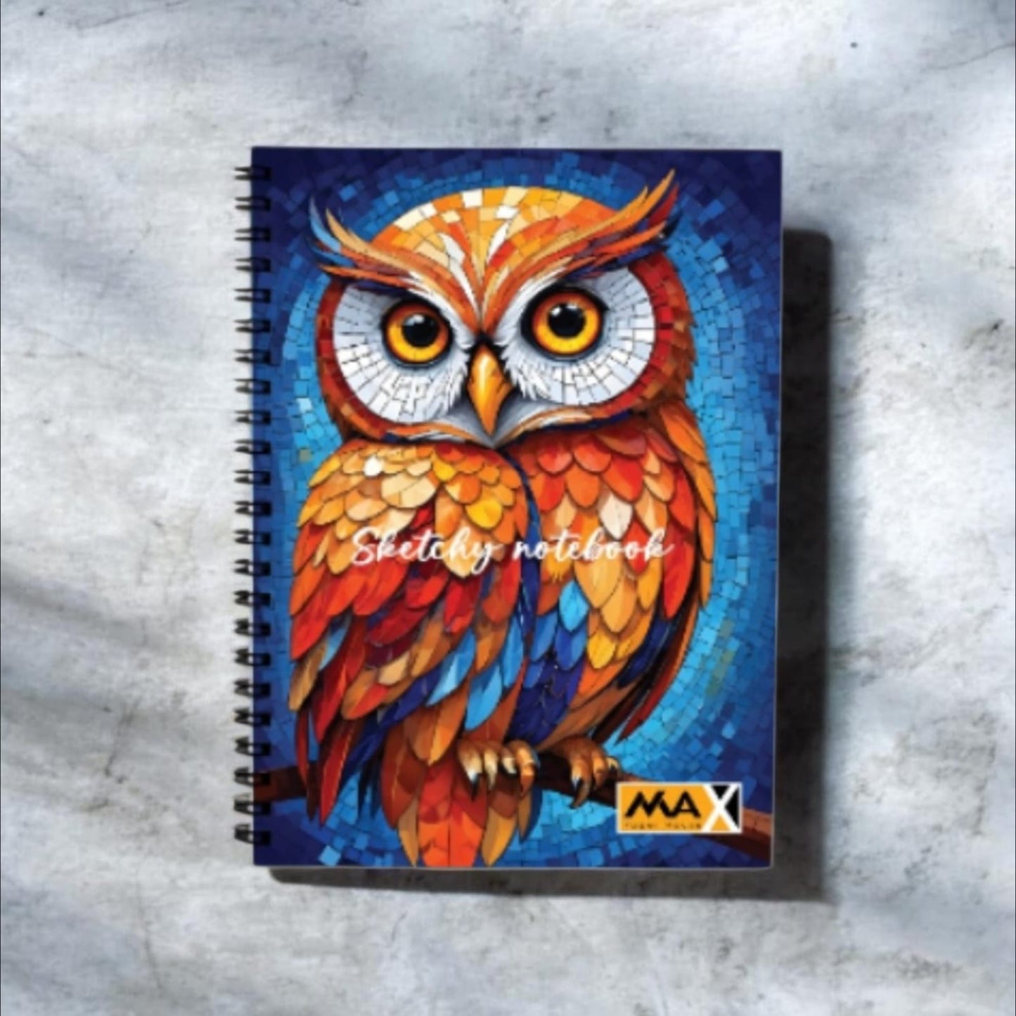 Wire-Bound Notebook Sketchy – A4 – 100  Sheets – Lined