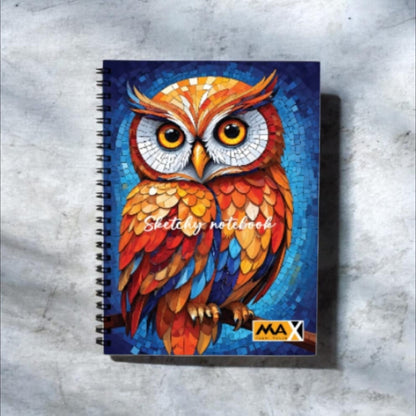Wire-Bound Notebook Sketchy – A4 – 100  Sheets – Lined