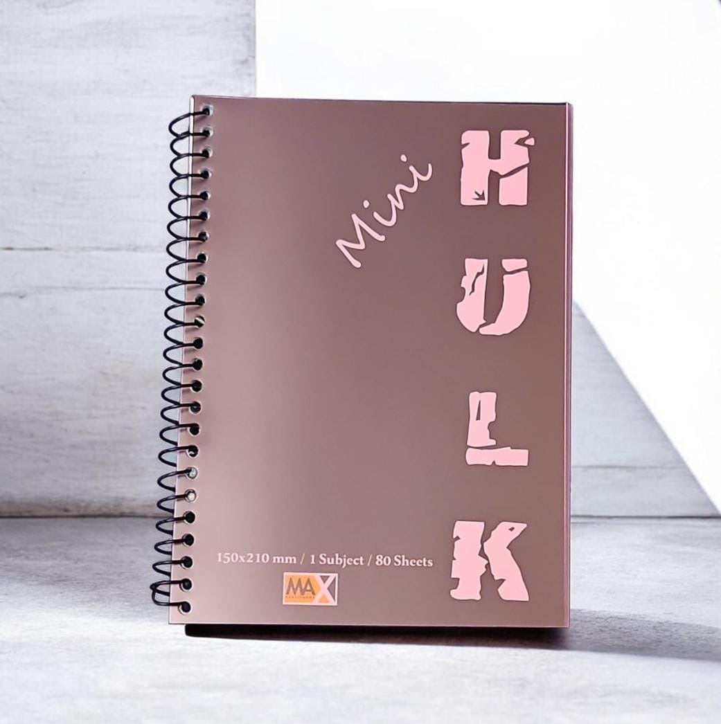 Wire-Bound Notebook Mini Hulk – A4 –80 Sheets – Lined