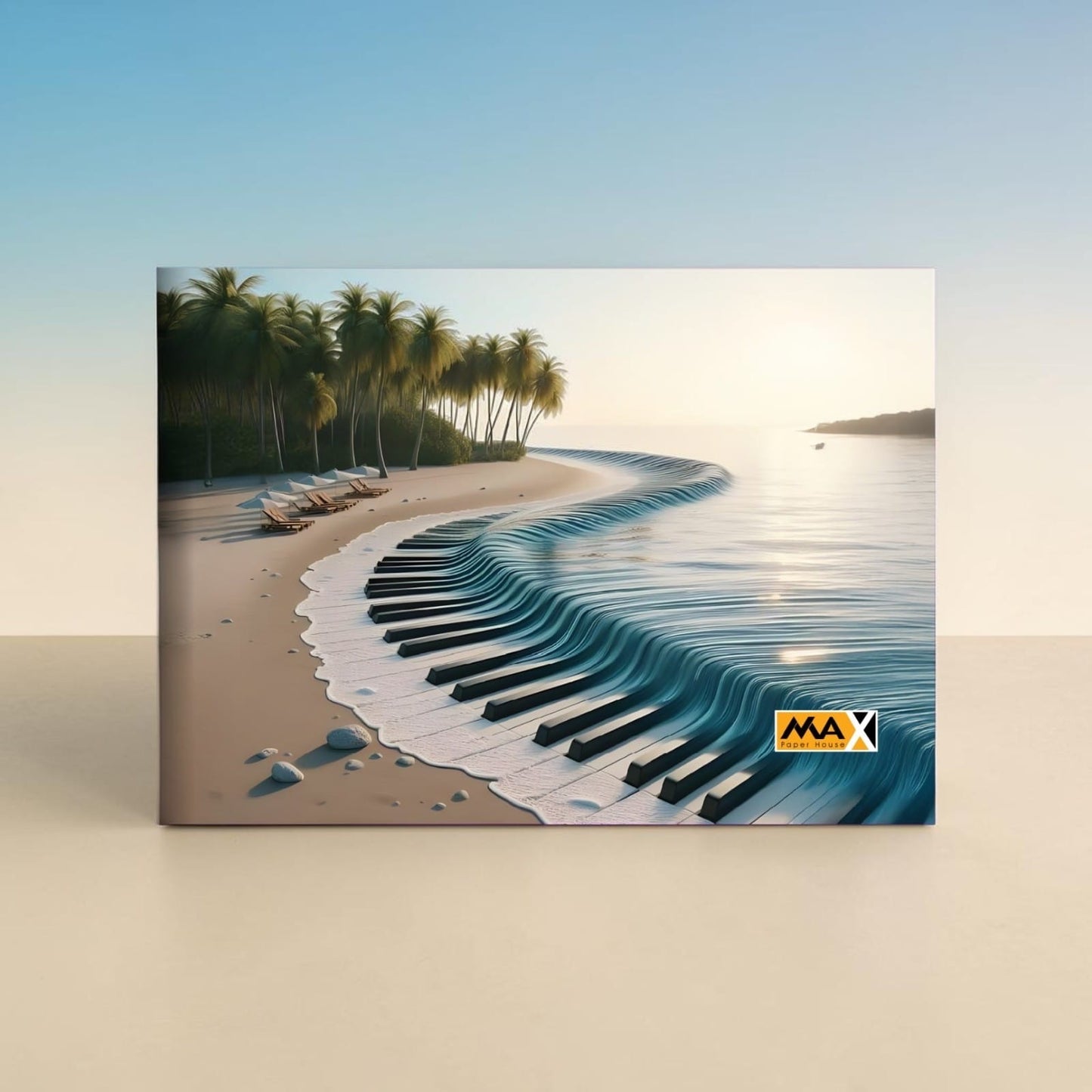 Music Sketchbook – B5 (17 × 24 cm) – 16 Sheets – Music Notebook Series