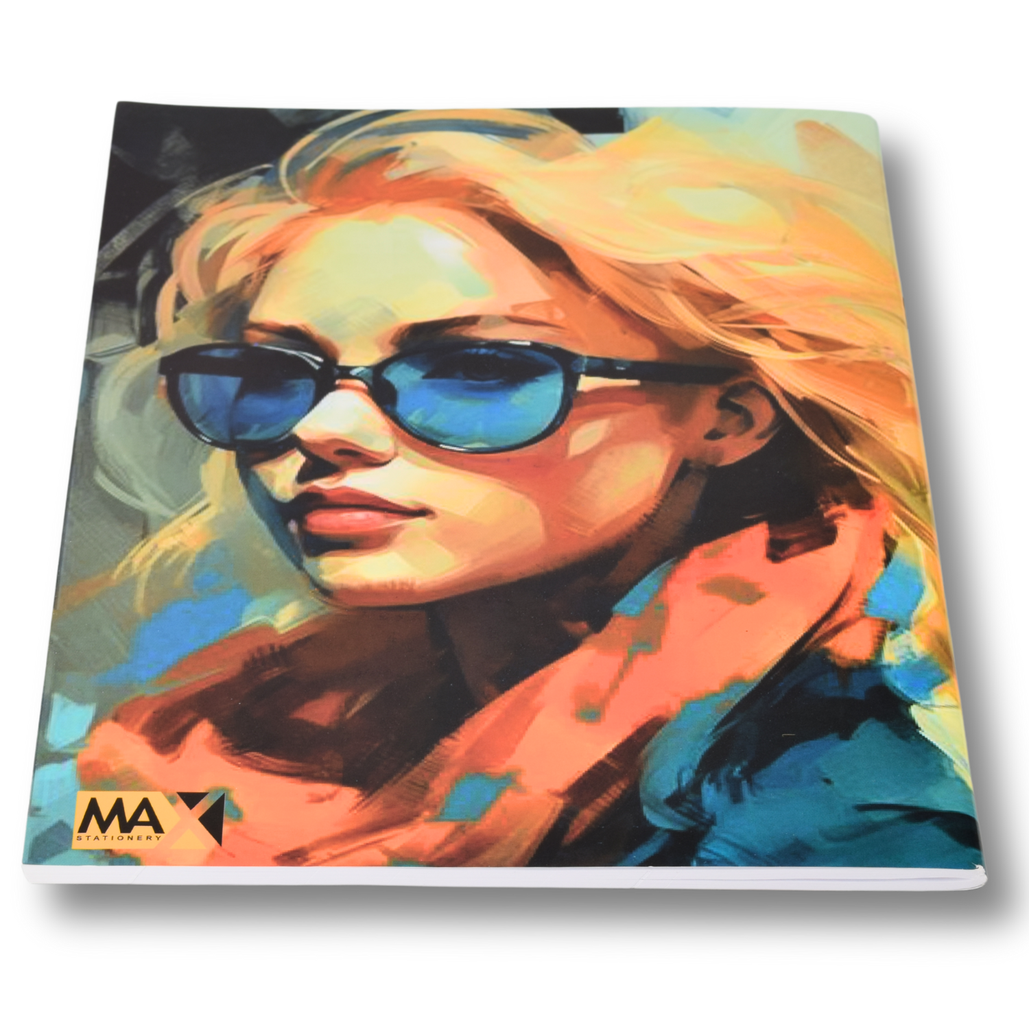 Stapled Notebook | Size A4 21 cm x 29.7 cm | 60 GSM | Lined | 60 sheets | Digital Dreams Series by Max Paper House