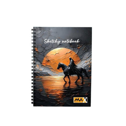 Wire-Bound Notebook Sketchy – A4 – 100  Sheets – Lined