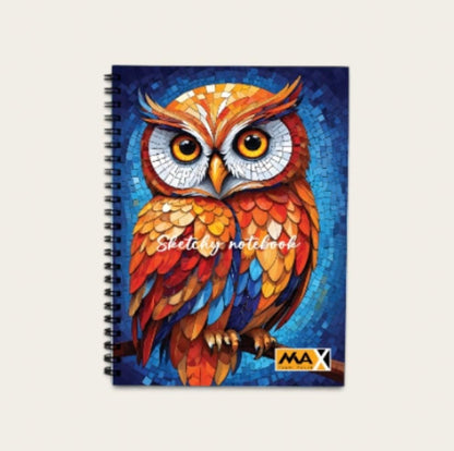Wire-Bound Notebook Sketchy – A4 – 100  Sheets – Lined