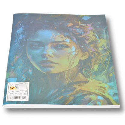 Max Stationery | دفتر ملاحظات مُدبَّس | مُسطَّر | مقاس A4 | 21 سم × 29.7 سم | سلسلة Digital Dreams