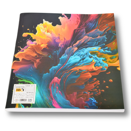Max Stationery | دفتر ملاحظات مُدبَّس | مُسطَّر | مقاس A4 | 21 سم × 29.7 سم | سلسلة Digital Dreams