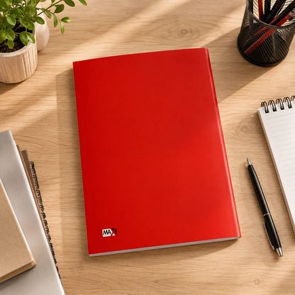 Exercise Notebook - A4 - Page & Page – 60 Sheets - Main Colors