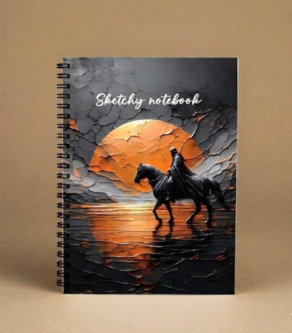Wire-Bound Notebook Sketchy – A4 – 100  Sheets – Lined