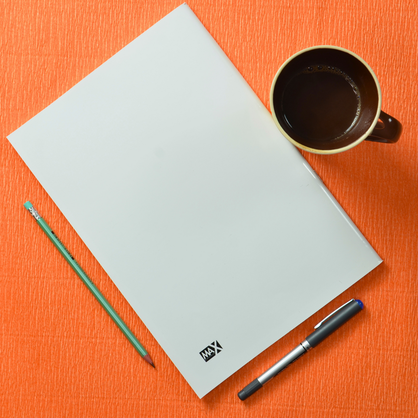 Stapled Notebook | Size A4 21 cm x 29.7 cm | 60 GSM | Lined | Main Colors Series by Max Paper House