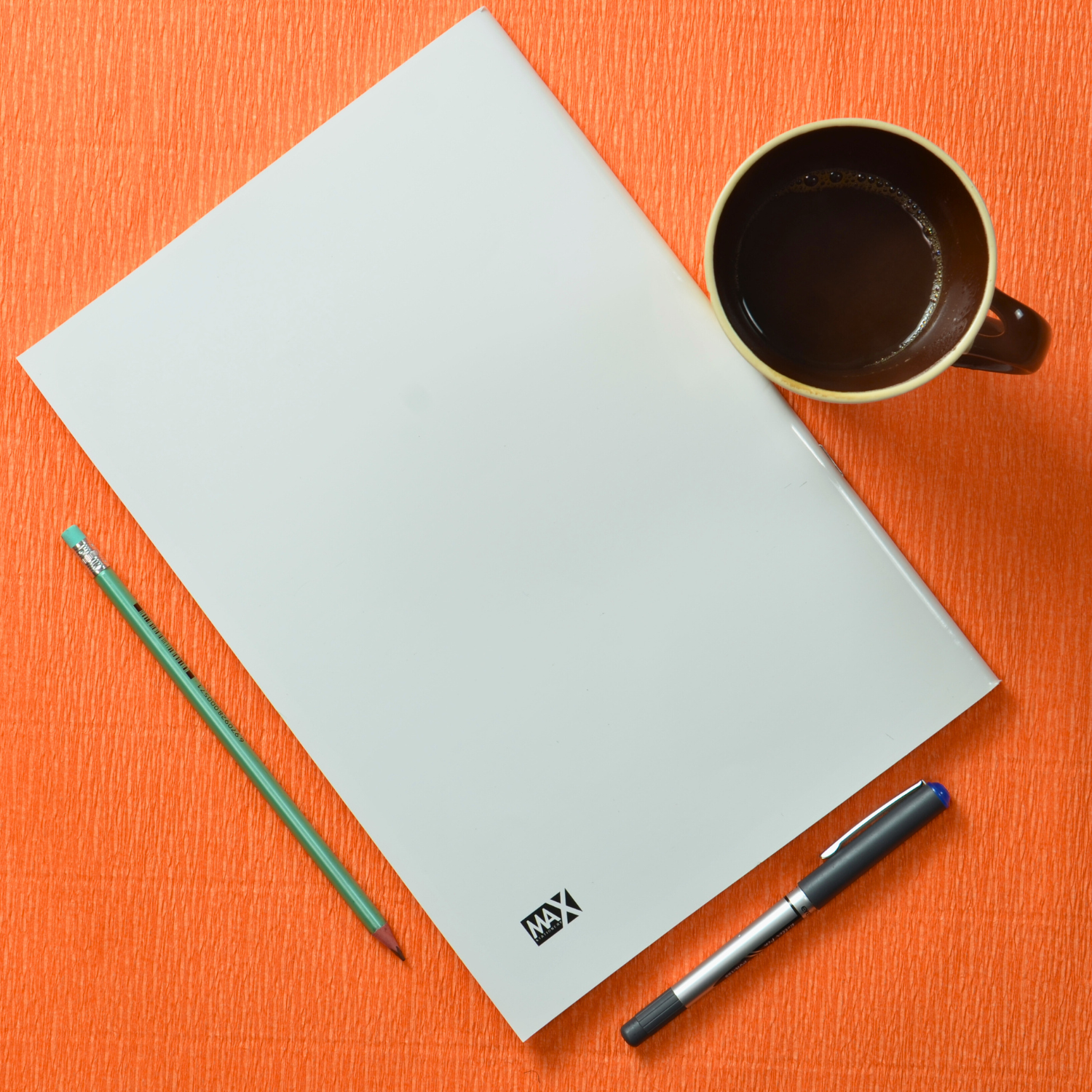 Stapled Notebook | Size A4 21 cm x 29.7 cm | 60 GSM | Lined | Main Colors Series by Max Paper House