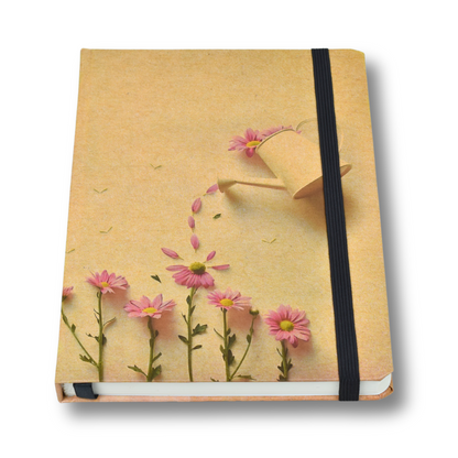 Hardcover Notebook – A5 – Lined – 100 Sheets – Bloom