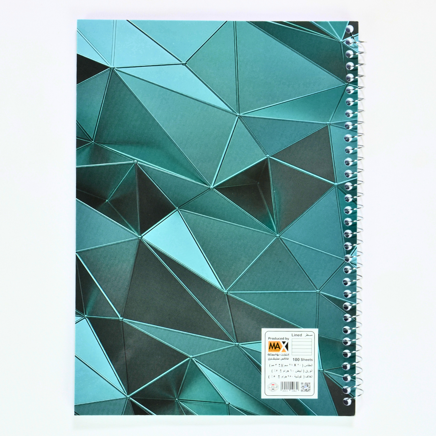 Wire bound Notebook | Size A4 20 cm x 28 cm | 60 GSM | Lined | 100 sheets | Catchy Style