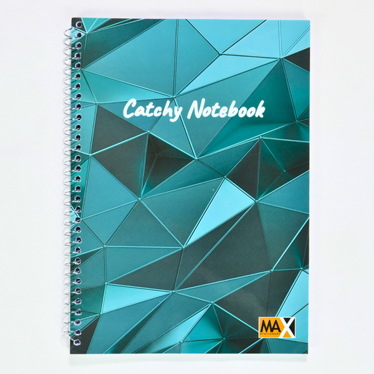 Max Stationery Cochet Cover Wire bound Notebook | Size A4 20 cm x 28 cm | 60 GSM | Lined | 100 sheets | Catchy Style