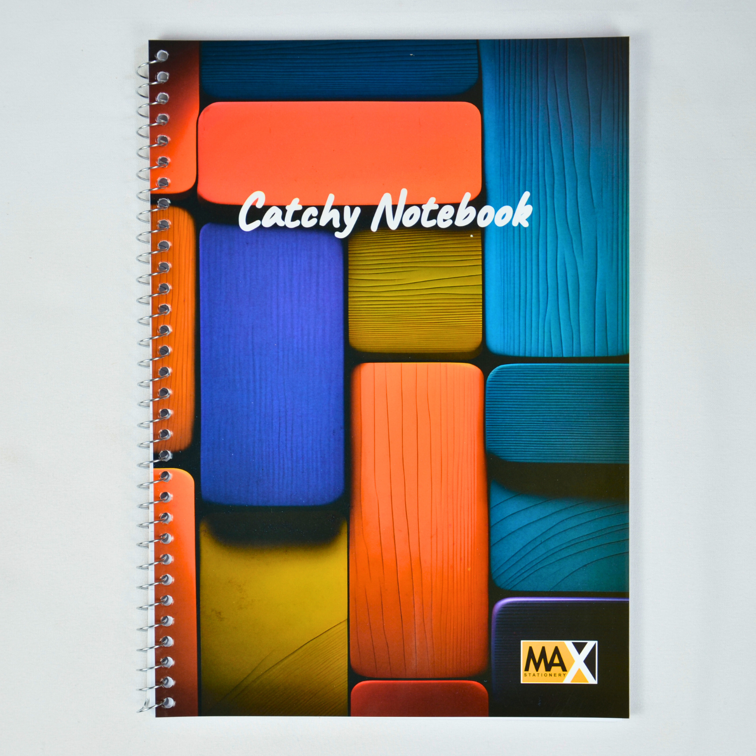 Cochet Cover Wire bound Notebook | Size A4 20 cm x 28 cm | 60 GSM | Lined | 60 sheets | Catchy Style by Max Paper House