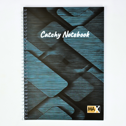 Cochet Cover Wire bound Notebook | Size A4 20 cm x 28 cm | 60 GSM | Lined | 80 sheets | Catchy Style by Max Paper House