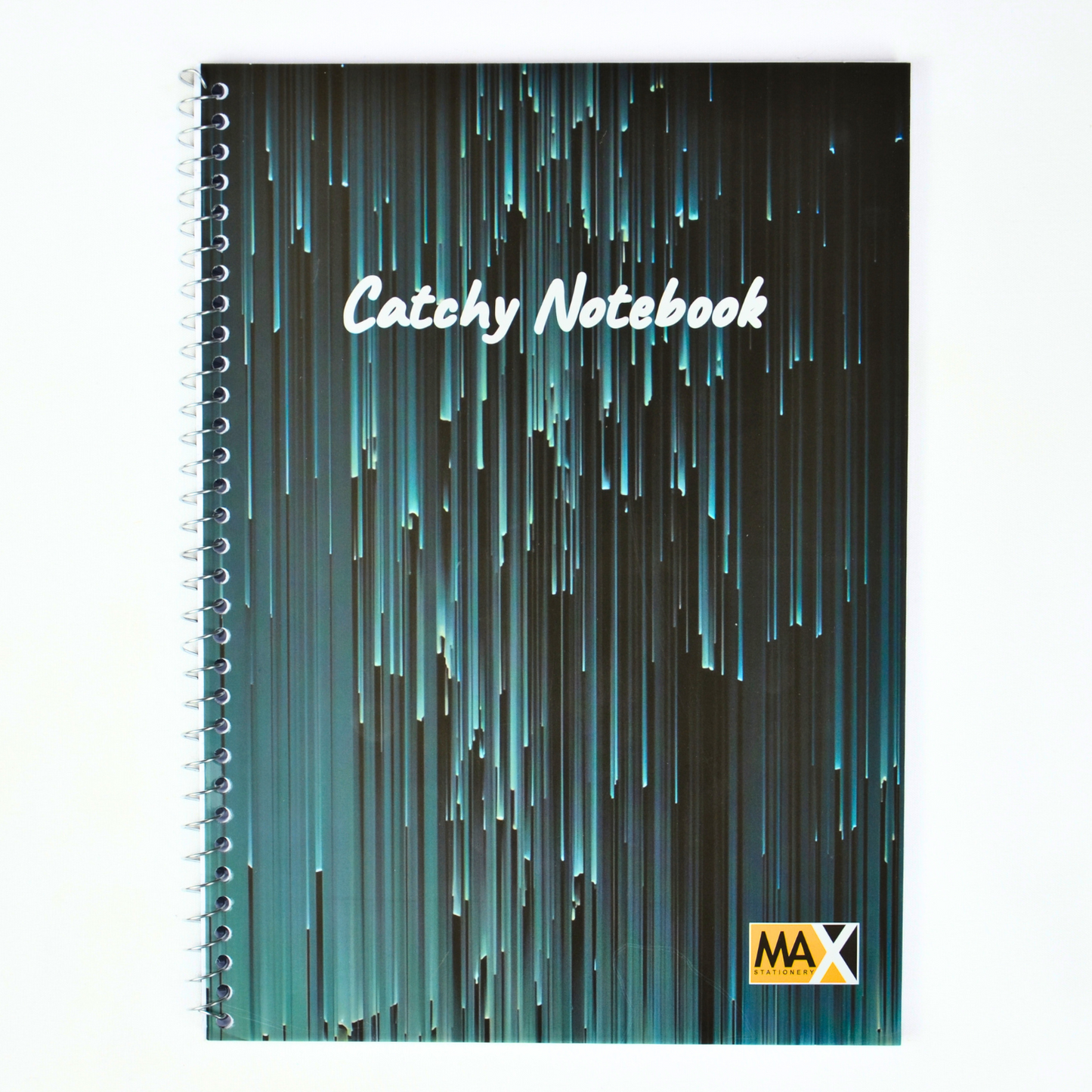 Wire bound Notebook | Size A4 20 cm x 28 cm | 60 GSM | Lined | 80 sheets | Catchy Style