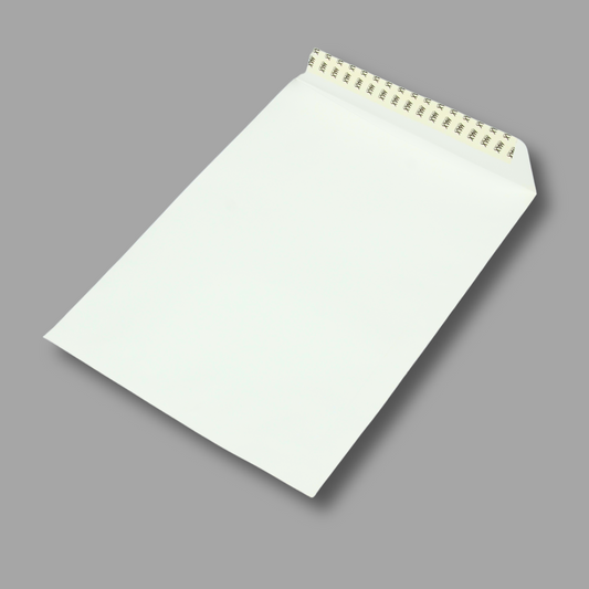 Self adhesive envelope | Plain White envelope | Size C4 229 mm x 324 mm | 100 GSM | Pack of 50 envelopes | Envelopes Series by Max Paper House
