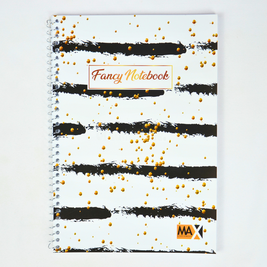 Max Stationery Cochet Cover Wire bound Notebook | Size A4 20 cm x 28 cm | 60 GSM | Lined | 60 sheets | Fancy Style