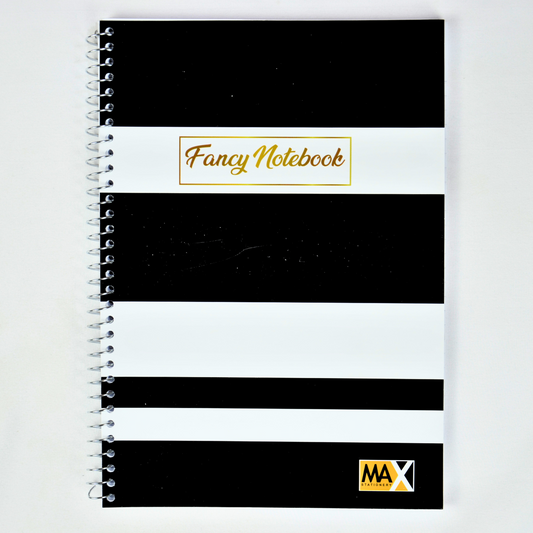 Max Stationery Cochet Cover Wire bound Notebook | Size A4 20 cm x 28 cm | 60 GSM | Lined | 100 sheets | Fancy Style