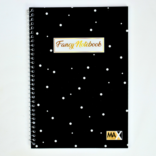 Max Stationery Cochet Cover Wire bound Notebook | Size A4 20 cm x 28 cm | 60 GSM | Lined | 80 sheets | Fancy Style