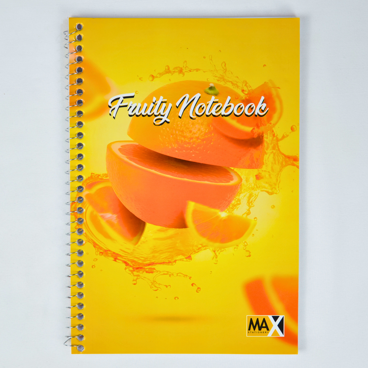 Max Stationery Cochet Cover Wire bound Notebook | Size A4 20 cm x 28 cm | 60 GSM | Lined | 80 sheets | Fruity Style