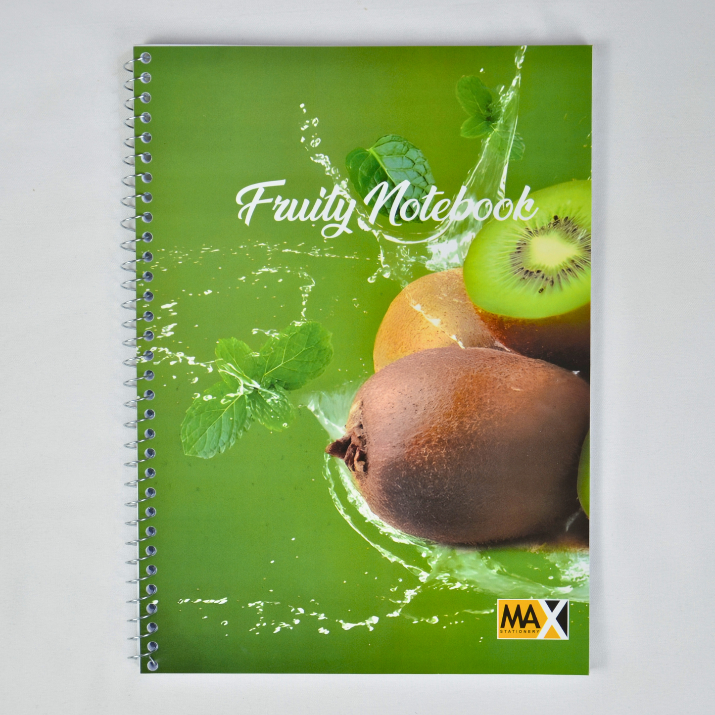 Max Stationery Cochet Cover Wire bound Notebook | Size A4 20 cm x 28 cm | 60 GSM | Lined | 80 sheets | Fruity Style