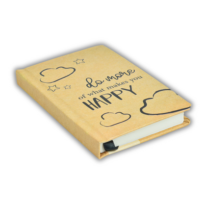 Hardcover Notebook – A6 – Lined – 100 Sheets – Kraft