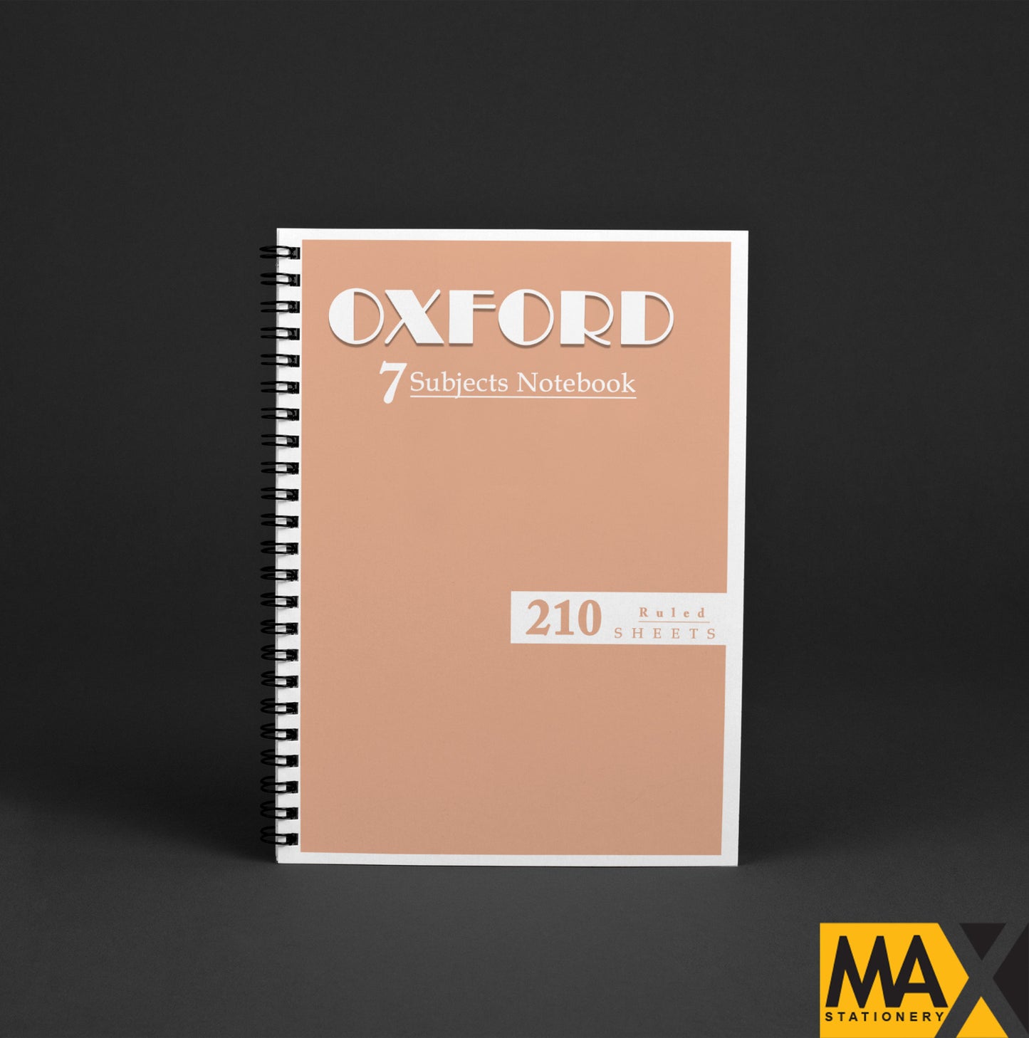 Wire-Bound Notebook – A4 – 210 Sheets – Lined