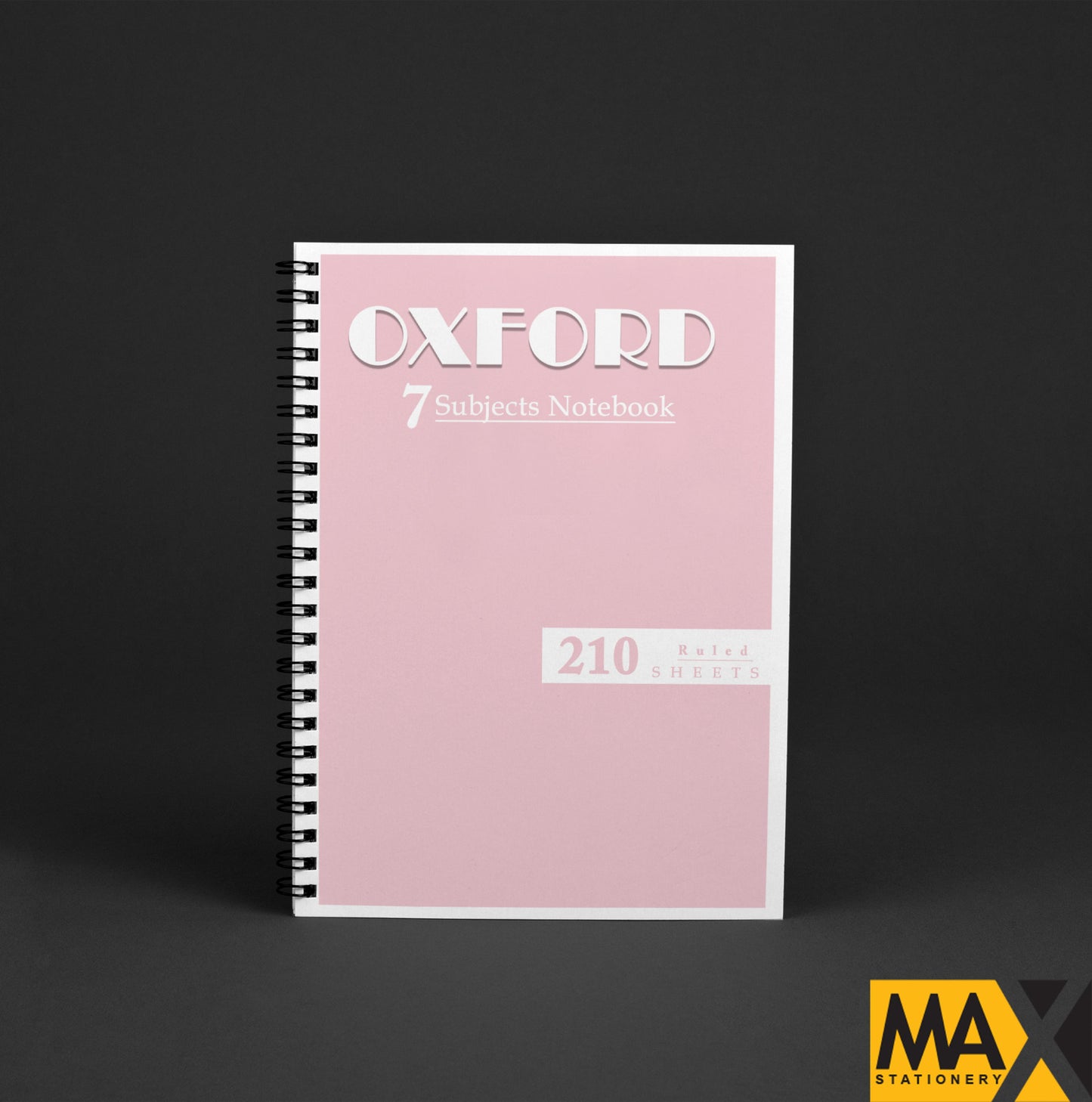 Wire-Bound Notebook – A4 – 210 Sheets – Lined
