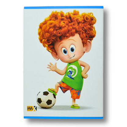 A5 math notebook with 1 cm square ruling, 40 sheets, 60 GSM paper, and a 250 GSM duplex designed cover – ideal for kids’ math and geometry practice.

