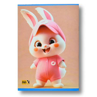 A5 math notebook with 1 cm square ruling, 40 sheets, 60 GSM paper, and a 250 GSM duplex designed cover – ideal for kids’ math and geometry practice.

