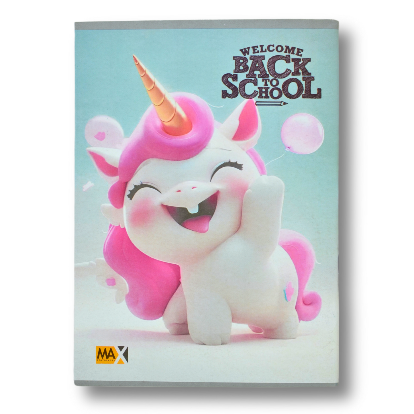 A5 1 cm square school notebook by Max Stationery with 60 sheets, 60 GSM paper, and a 250 GSM duplex cover – ideal for KG and early primary students using مربعات روضة or مربعات كبيرة ruling.

