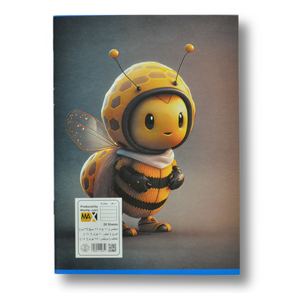 Max Stationery School notebook | Size A5 16 cm x 22.5 cm | 60 GSM | 9 Lines | 28 sheets | School Notebook Series