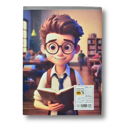 Max Stationery School notebook | Size A5 16 cm x 22.5 cm | 60 GSM | English | 100 sheets | School Notebook Series